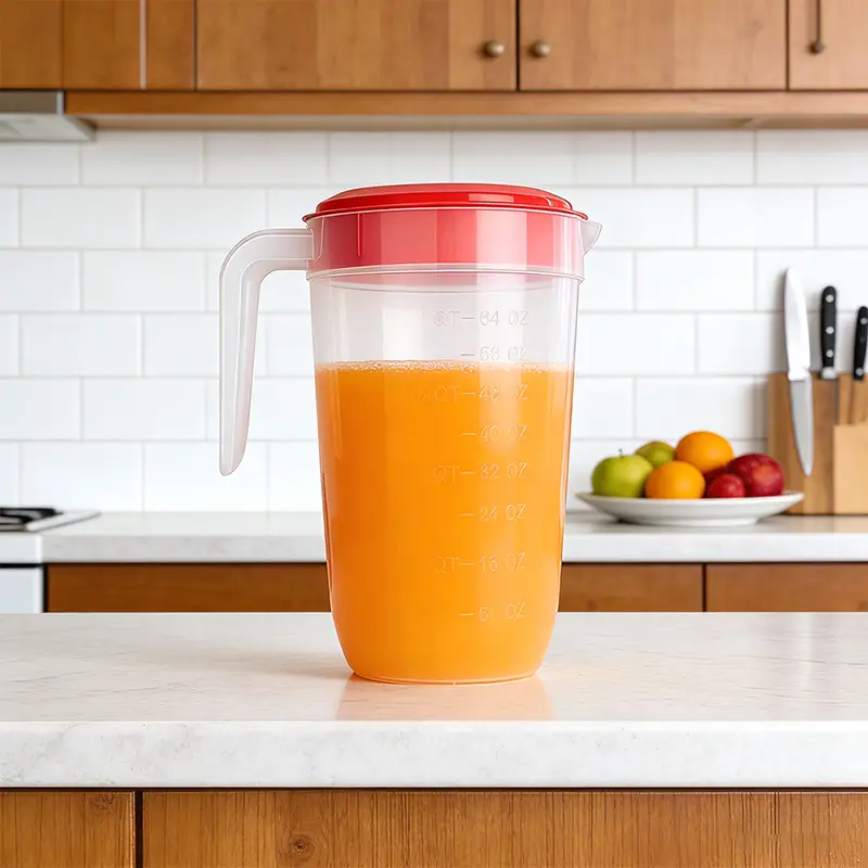 Komercyjny plastikowy dzbanek PP o pojemności 2 litrów do sklepów z napojami