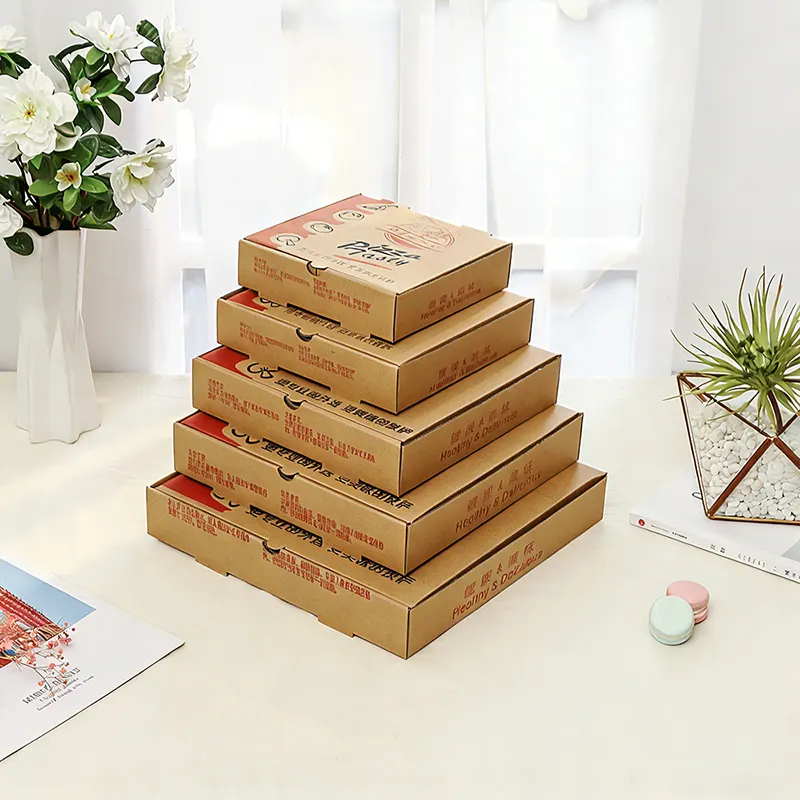 9-calowe pudełko na pizzę z nadrukiem na zamówienie